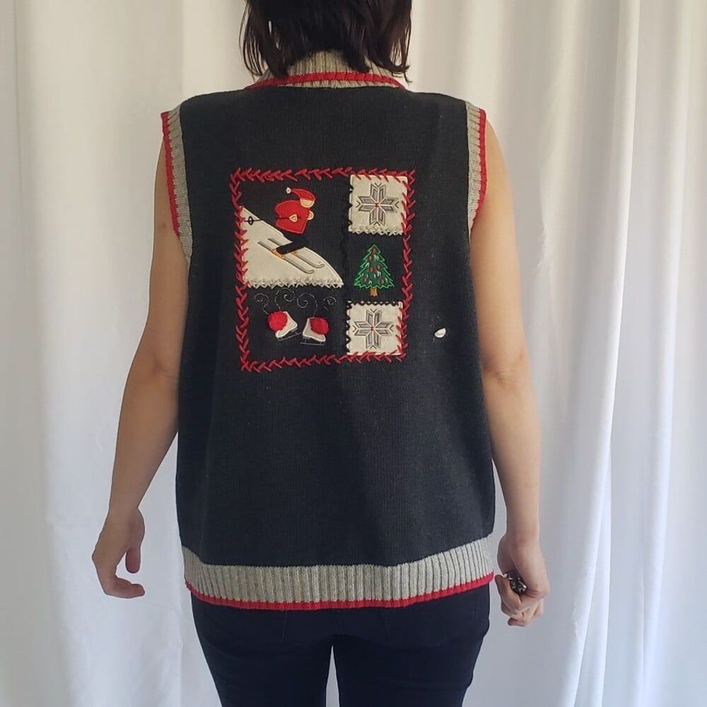 Winter Sports Sweater Vest